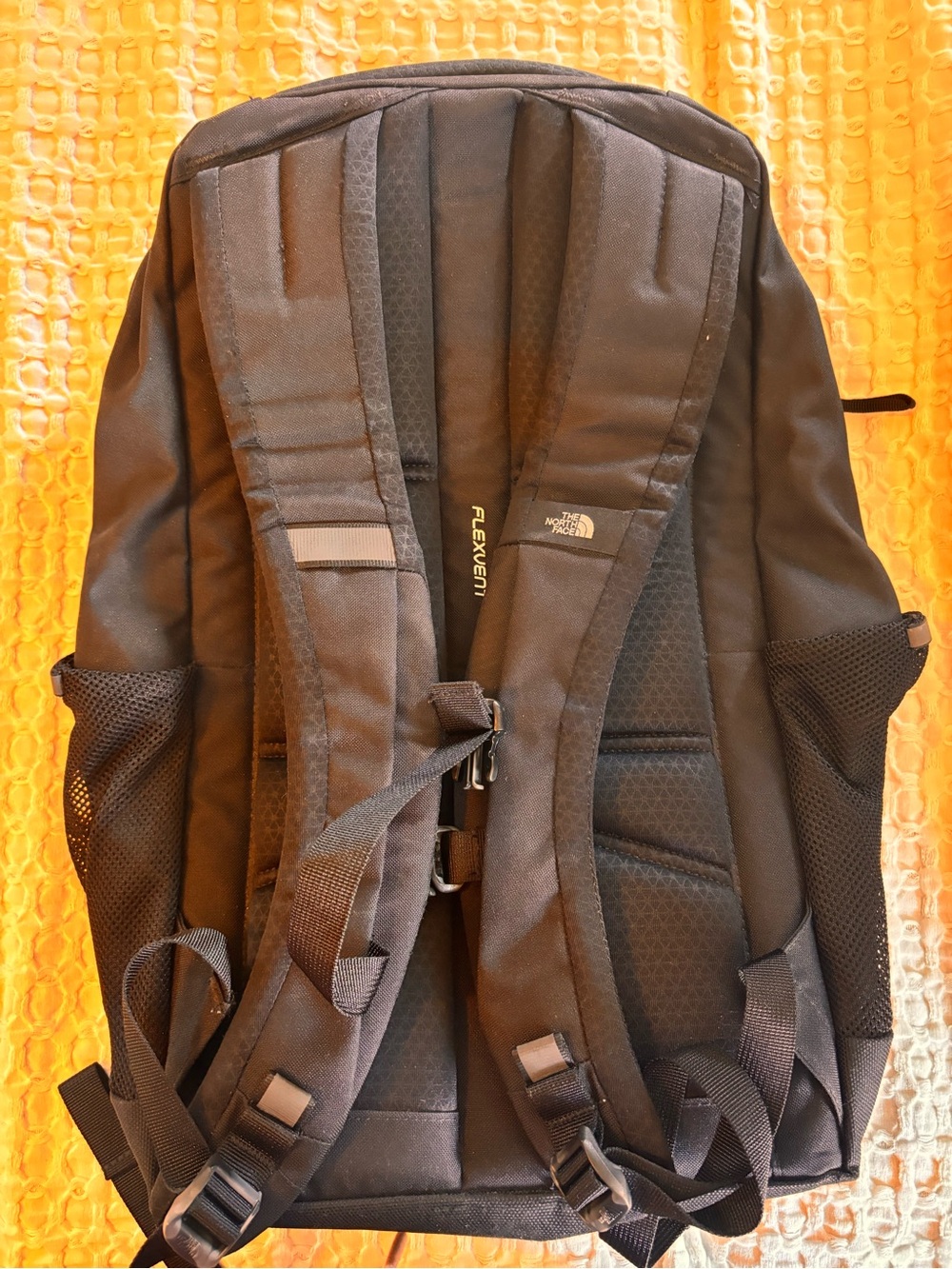 The North Face Jester Black Backpack with Bungee Front - Picture 2 of 13
